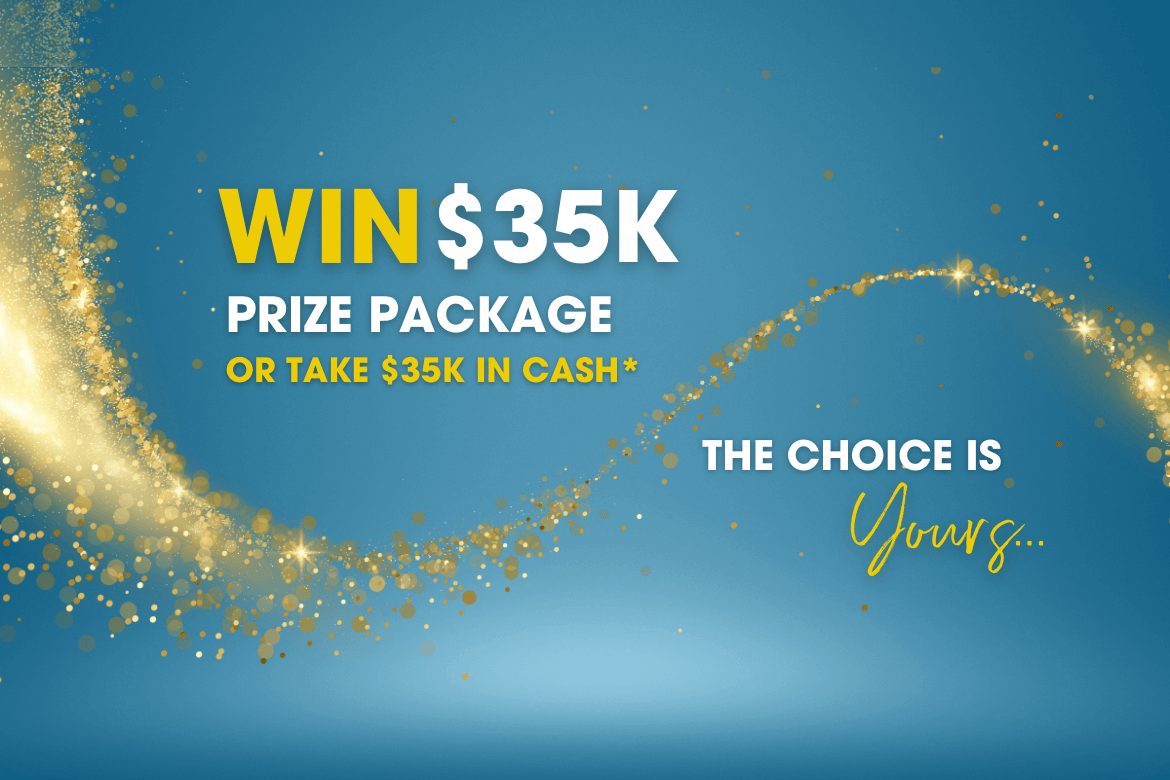 Win a $35K life changing prize package